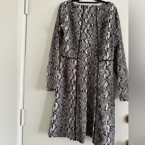 Michael Kors snake print dress.